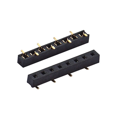 Single Row Smt Female Header Connector Straight 40p 1.27 / 2.0 / 2.54mm Pitch