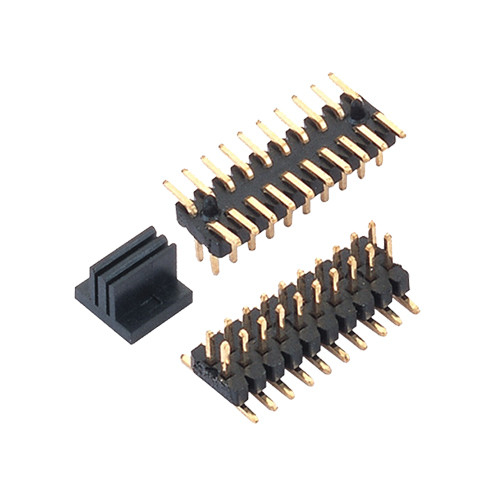 1.27 Mm Right Angle Pin Header Connectors Smt Type 90 Degrees