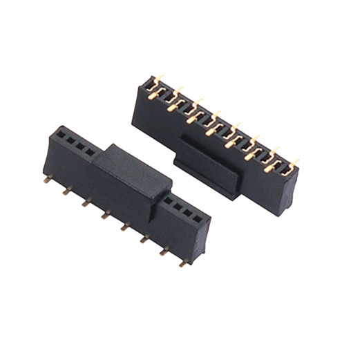 Customized 2.54mm Dual Row SMT Header Connector Gold Flash For Pcb Board