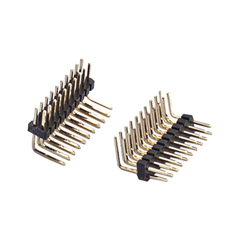 Double Row 2x20 Pin Header 90 Degree 1.0mm Pitch Length Customization